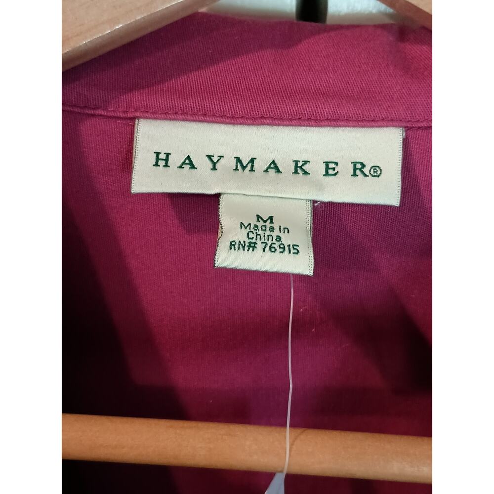 Haymaker Women's Rasberry Button-Front Jacket - Picture 5 of 16